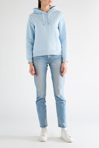 Sweat com capuz - Azul-celeste