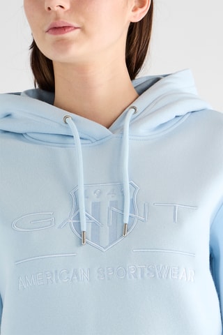 Sweat com capuz - Azul-celeste