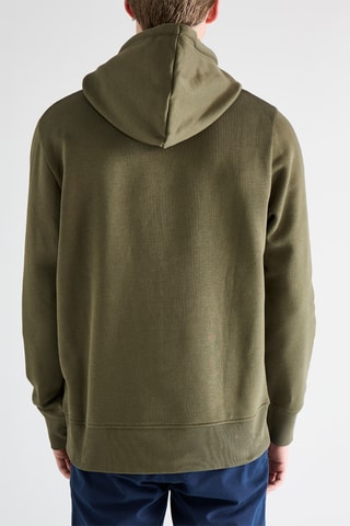 Camisola com capuz - Verde-caqui