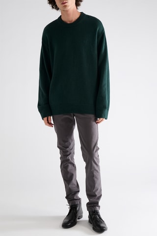 Camisola de lã - Verde-escuro