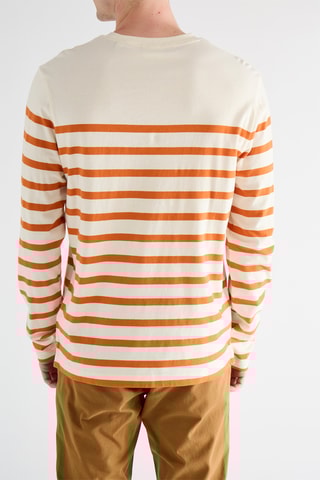 Camisola - Cru e laranja