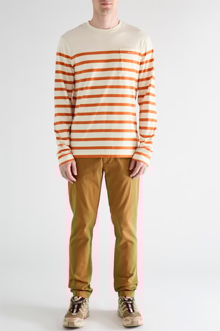 Camisola - Cru e laranja