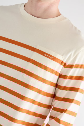 Camisola - Cru e laranja