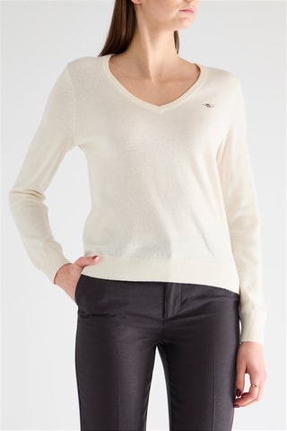 Camisola em lã - Creme