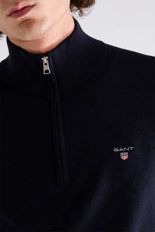 Camisola de lã - Azul-marinho