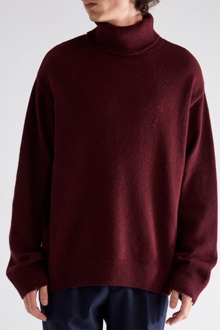 Camisola em lã - Bordô
