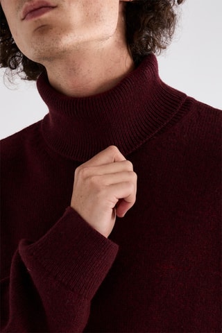 Camisola em lã - Bordô