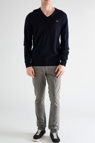 Camisola de lã - Azul-marinho