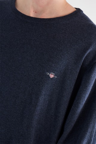 Camisola de lã - Azul-marinho