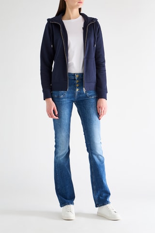 Sweat com capuz - Azul-marinho