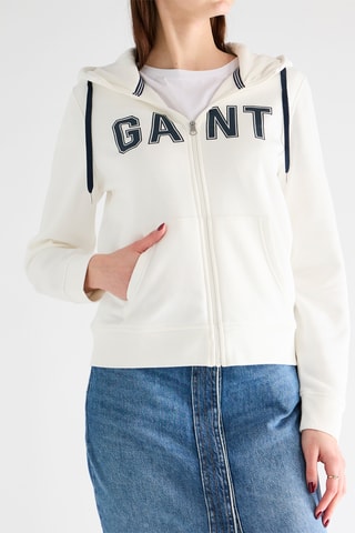 Sweat com capuz - Branco