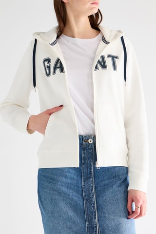 Sweat com capuz - Branco