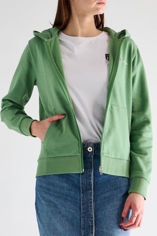 Sweat com capuz - Verde