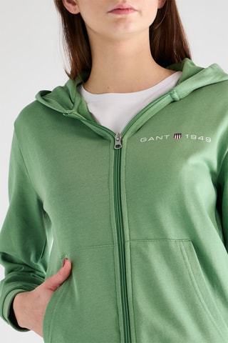 Sweat com capuz - Verde