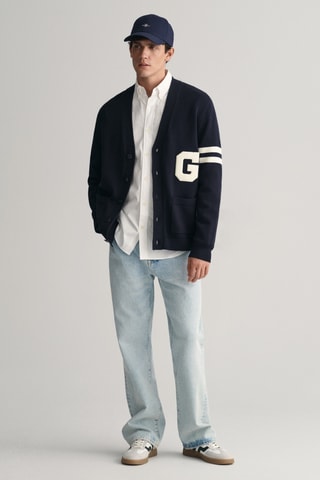 Casaco relaxed - Azul-marinho