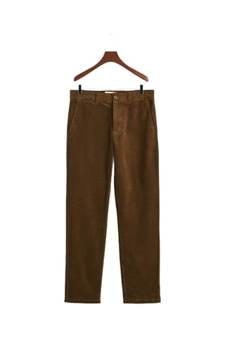 Calças chino slim - Verde-azeitona