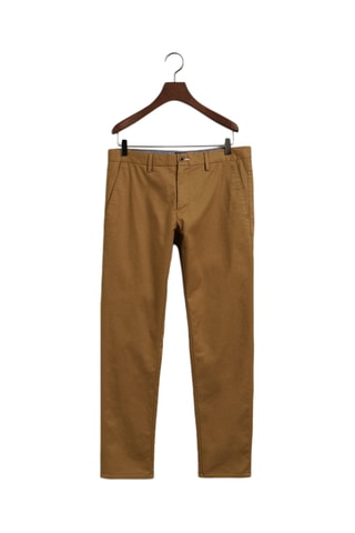 Calças chino slim - Camel