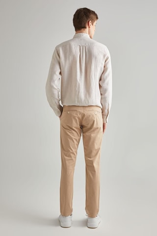 Calças chino slim - Bege