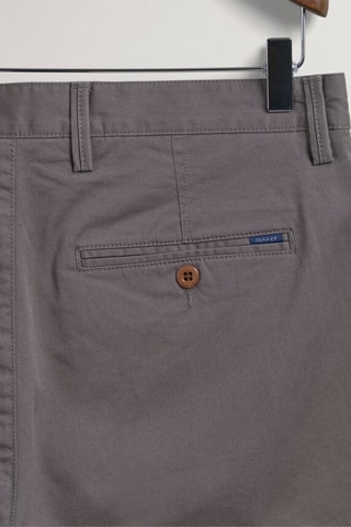 Calças em algodão biológico - Cinzento-escuro