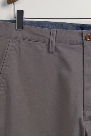 Calças em algodão biológico - Cinzento-escuro