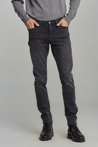 Calças de ganga slim - Preto