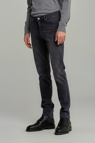 Calças de ganga slim - Preto