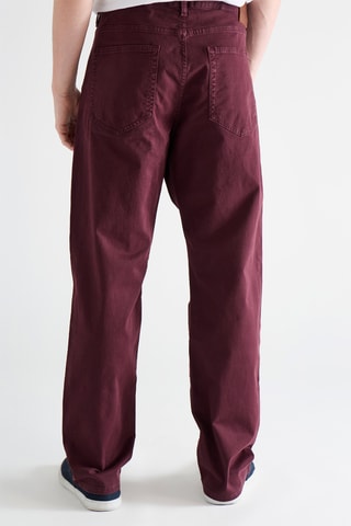 Calças de ganga - Bordô