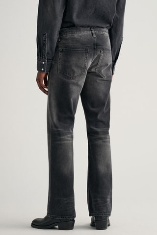 Calças de ganga bootcut - Cinzento