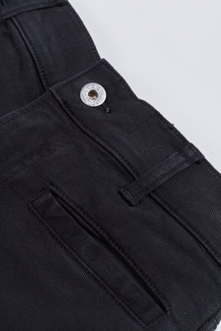 Calças de ganga flare - Preto