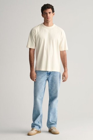 Calças de ganga - Azul-celeste