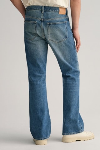 Calças de ganga - Azul-cobalto