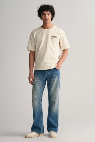 Calças de ganga - Azul-cobalto