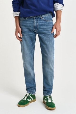 Calças de ganga - Azul-cobalto