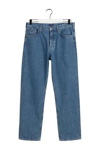 Calças de ganga relaxed - Azul