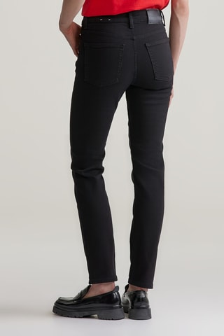 Calças de ganga slim - Preto