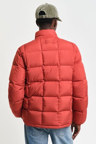 Blusão regular - Vermelho-tijolo