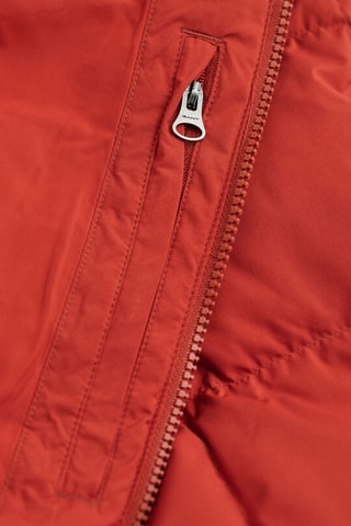 Blusão regular - Vermelho-tijolo