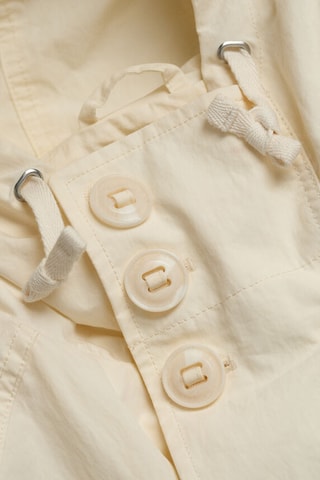 Parca relaxed com capuz - Creme