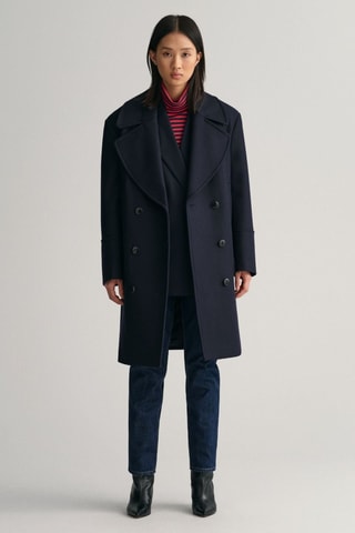 Casaco de marinheiro - Azul-marinho