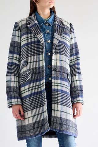 Sobretudo em lã - Azul