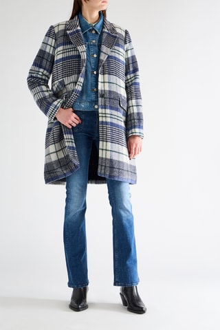 Sobretudo em lã - Azul