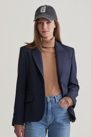 Casaco slim - Azul-marinho