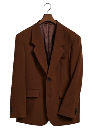 Casaco de lã - Castanho