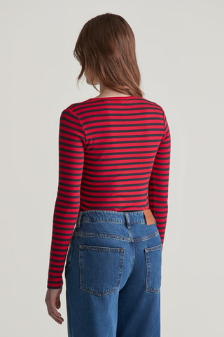 Top - Rouge et noir