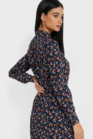 Vestido-camisa - Azul-marinho