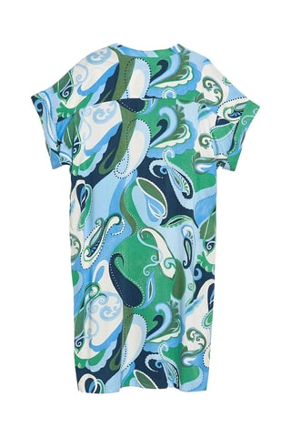 Vestido regular sem mangas - Verde