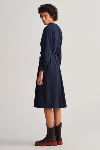 Vestido relaxed - Azul-marinho