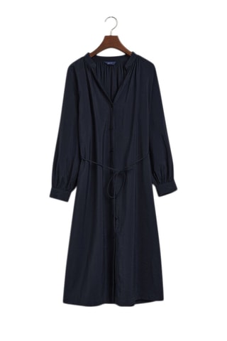 Vestido relaxed - Azul-marinho