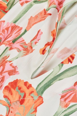 Vestido midi relaxed sem mangas - Cru