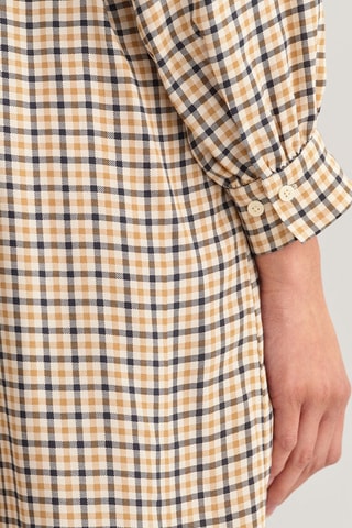 Vestido-camisa relaxed - Bege